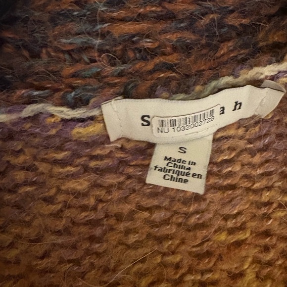 Stellah Multicolor Gradient Cardigan - Picture 4 of 4